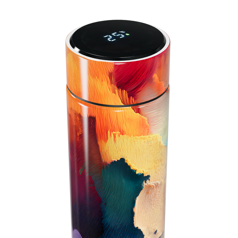 Garrafa Térmica Touch - Estampa Colorida