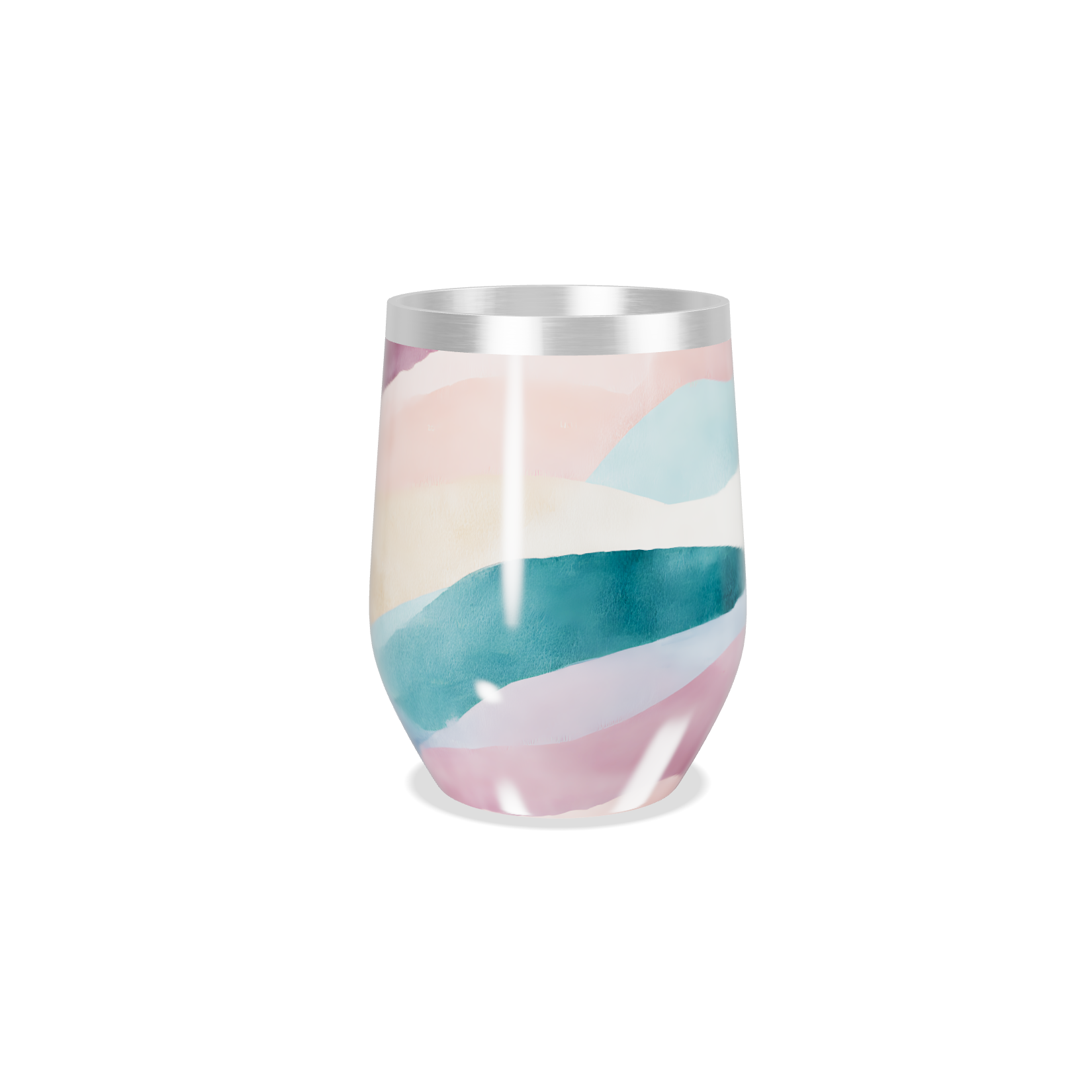 Copo Térmico Slim - Listras Coloridas Aço Inox