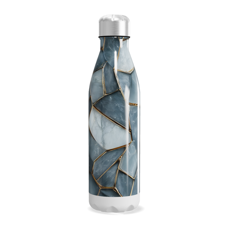 Garrafa Inox - Azul Marmorizada 500ml