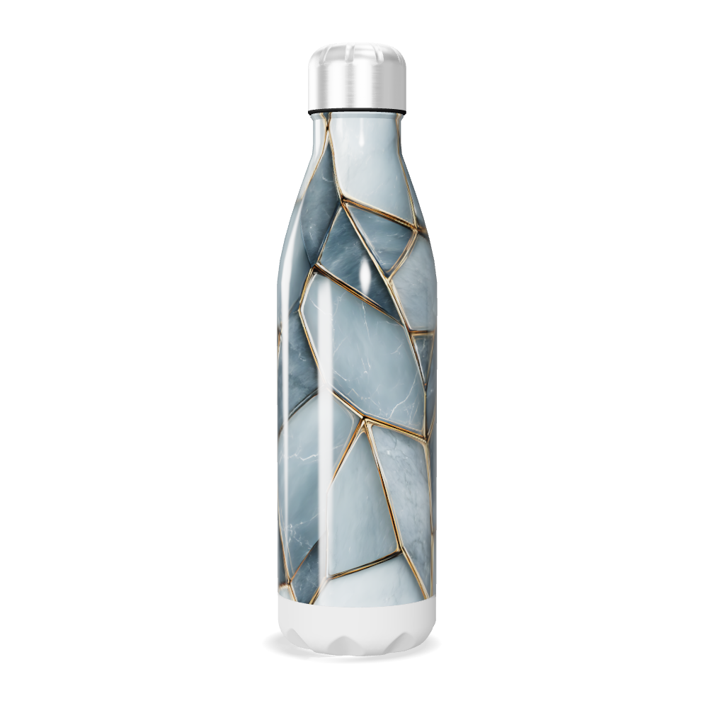 Garrafa Inox - Azul Marmorizada 500ml