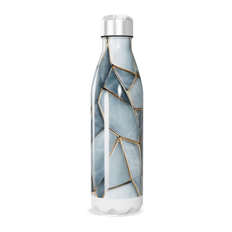 Garrafa Inox - Azul Marmorizada 500ml