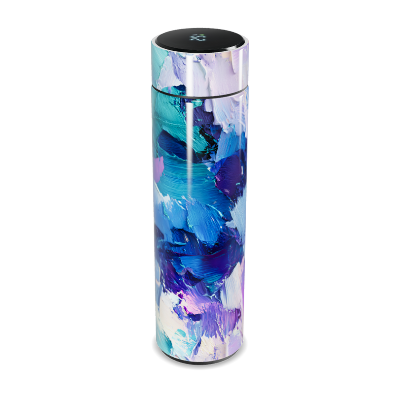 Garrafa Térmica Touch - Azul Multicolorida