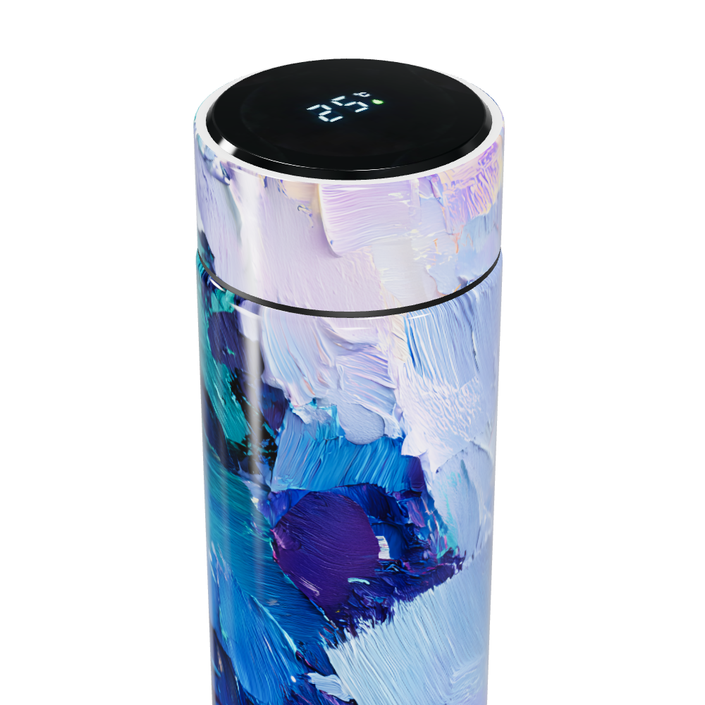Garrafa Térmica Touch - Azul Multicolorida