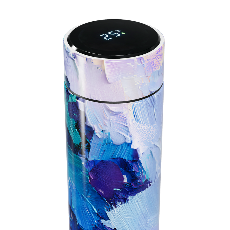 Garrafa Térmica Touch - Azul Multicolorida