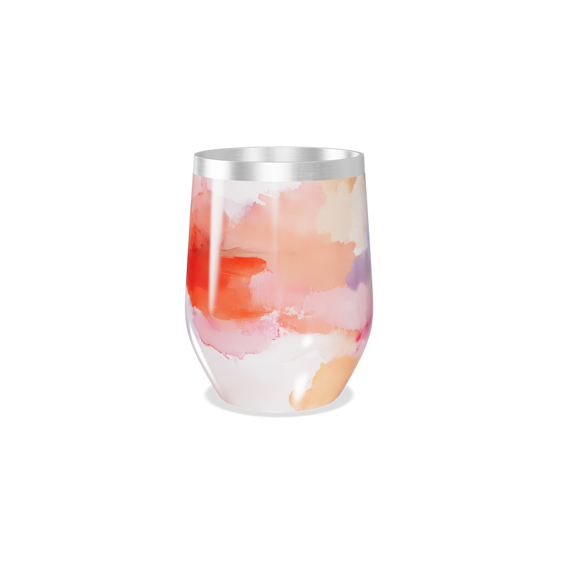 Copo Térmico Slim - Estampa Aquarela Colorida