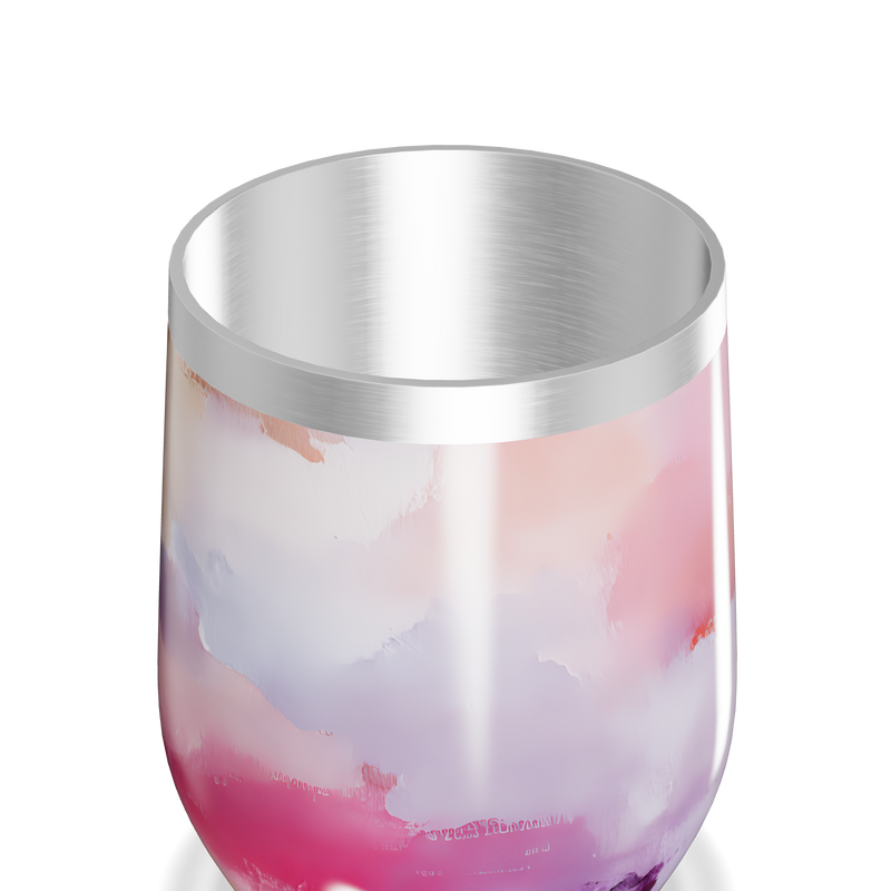 Copo Térmico Slim - Estampa Aquarela Colorida