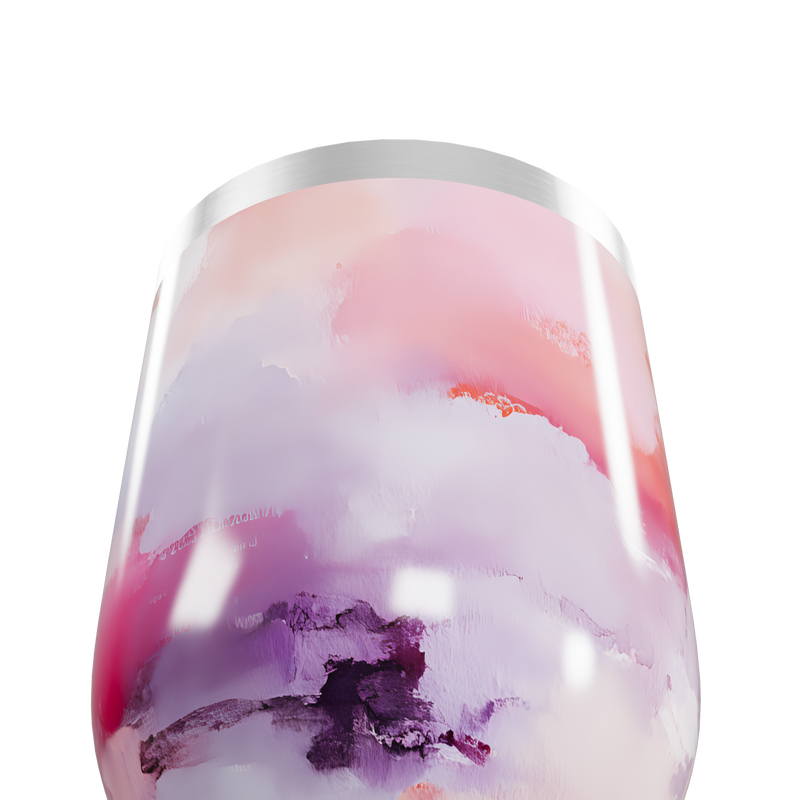 Copo Térmico Slim - Estampa Aquarela Colorida