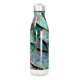 Garrafa Inox - Estampa Mármore Azul