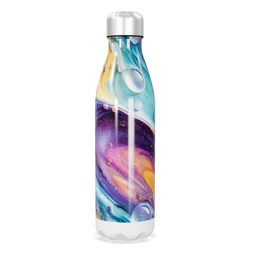 Garrafa Inox - Estampa Cósmica Colorida