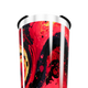 Copo Térmico - Estampa Abstrata Vermelha