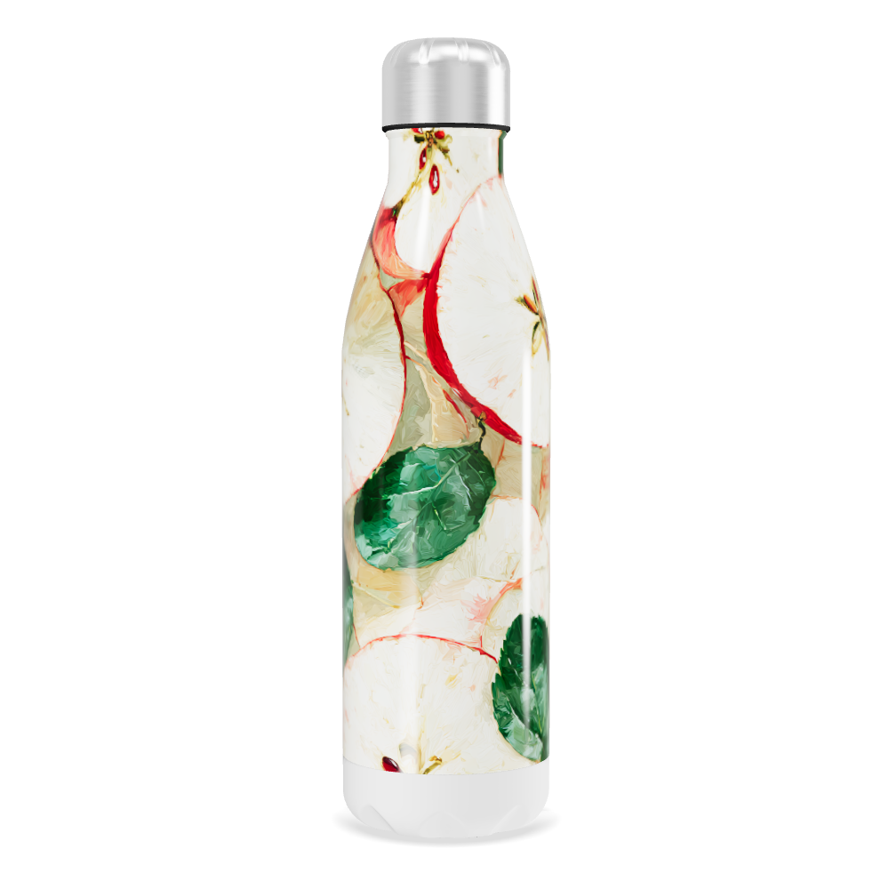 Garrafa Inox Estampa Maçã 500ml