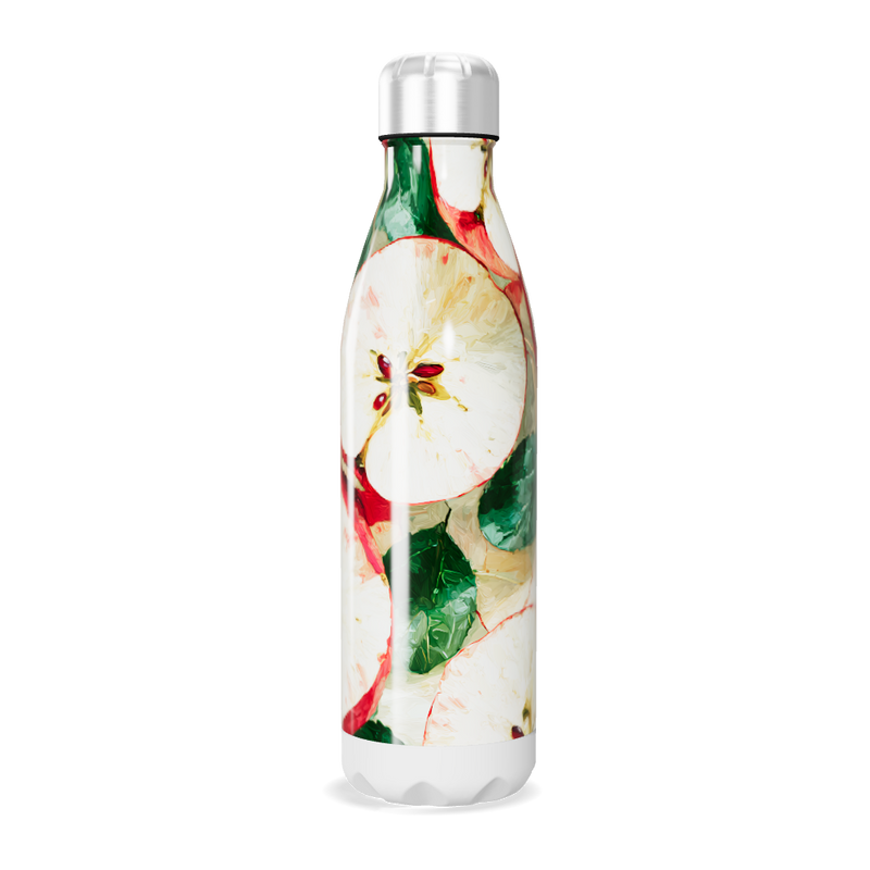 Garrafa Inox Estampa Maçã 500ml