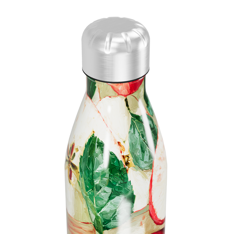 Garrafa Inox Estampa Maçã 500ml