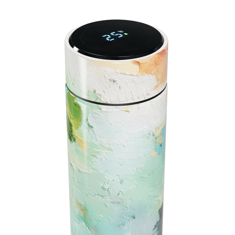 Garrafa Térmica Touch - Estampa Artística Colorida