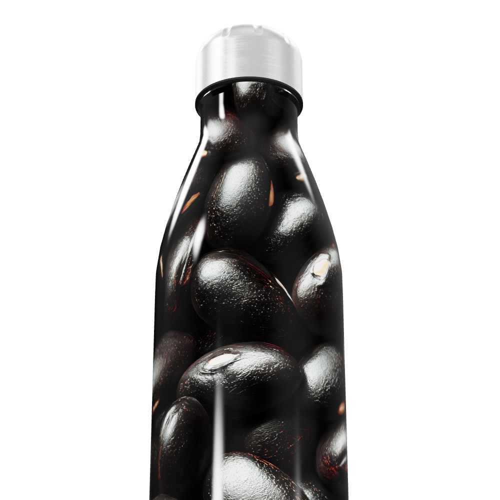 Garrafa Inox - Estampa Grãos de Café