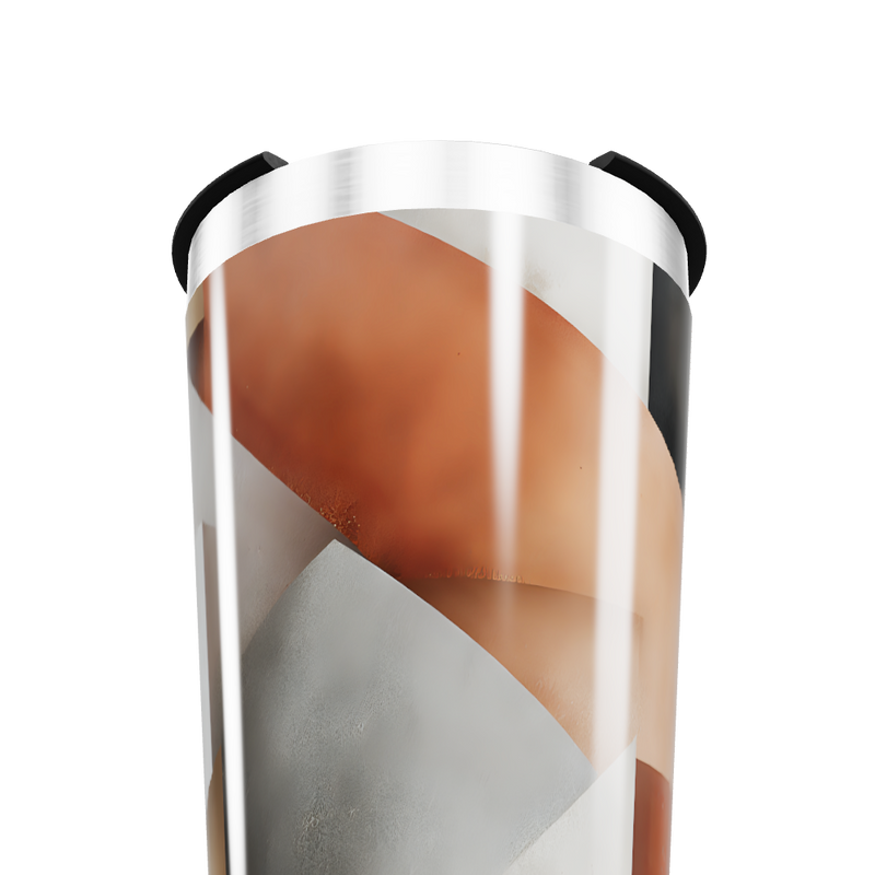 Copo Térmico - Estampa Geométrica Inox