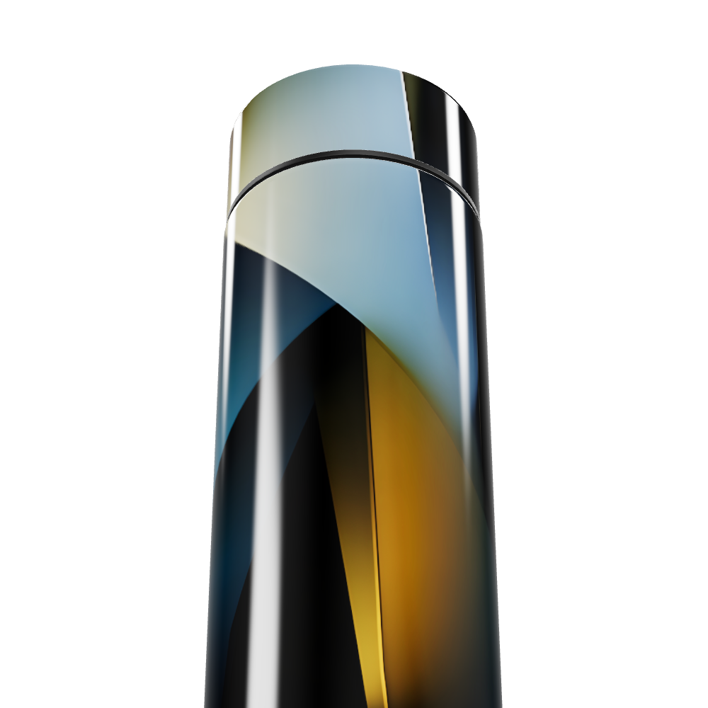 Garrafa Térmica Touch - Estampa Geométrica Colorida