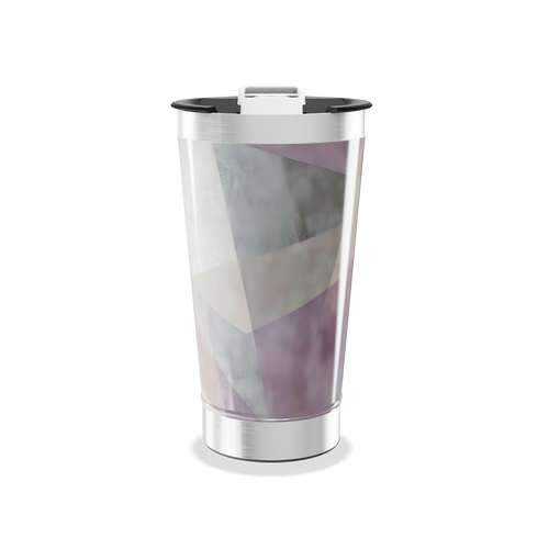 Copo Térmico - Geométrico Colorido Inox