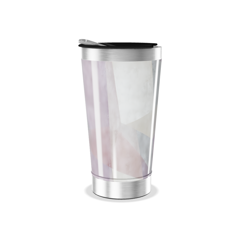 Copo Térmico - Geométrico Colorido Inox