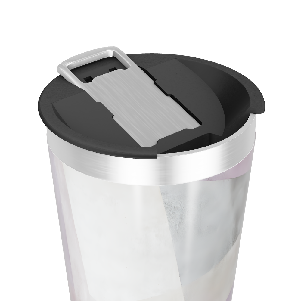 Copo Térmico - Geométrico Colorido Inox