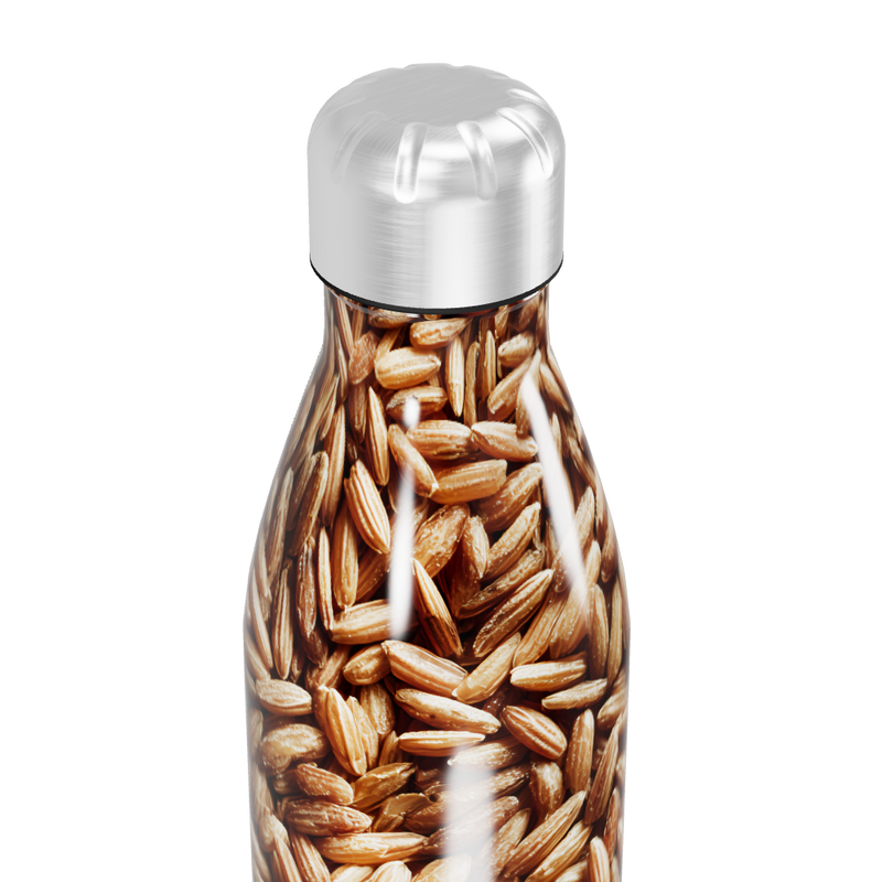 Garrafa Inox - Estampa Grãos de Café