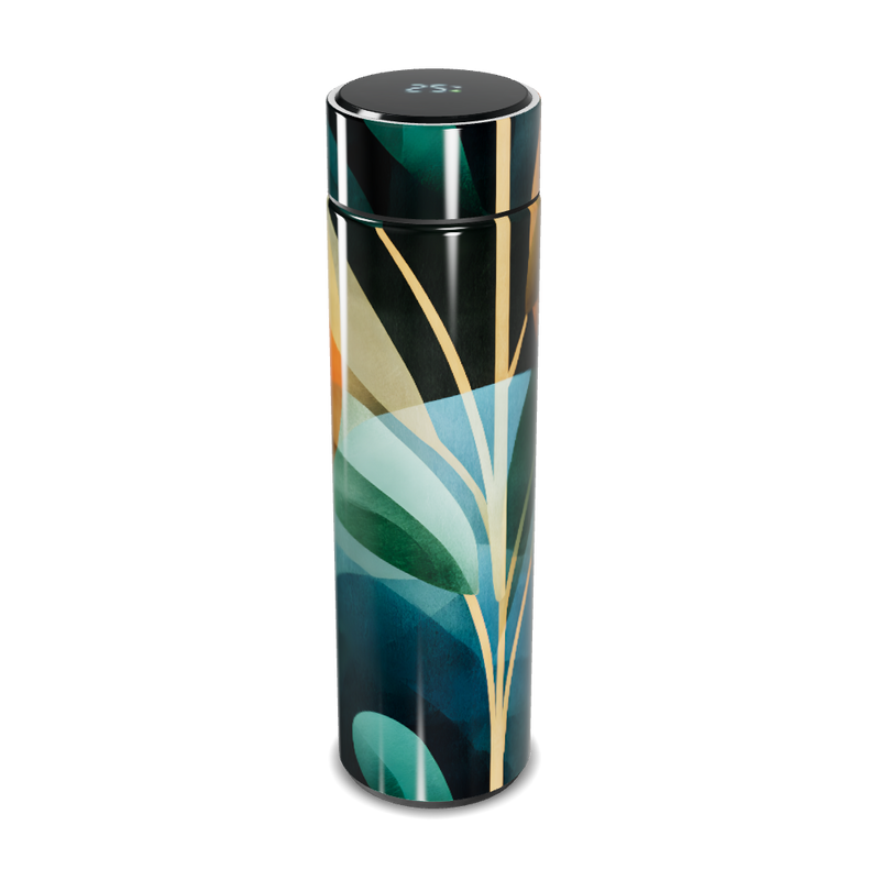 Garrafa Térmica Touch - Estampa Floral Colorida