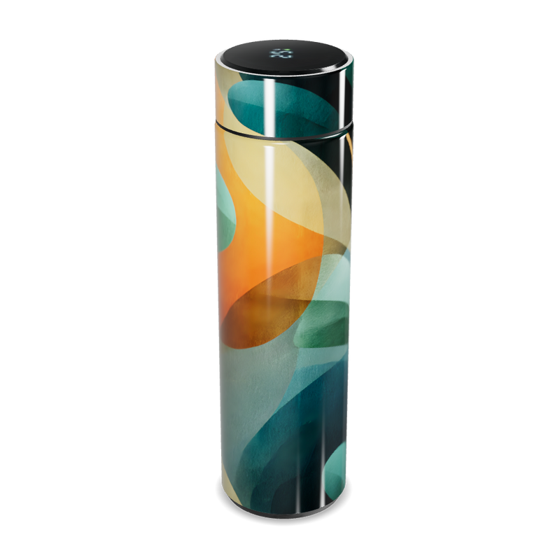 Garrafa Térmica Touch - Estampa Floral Colorida