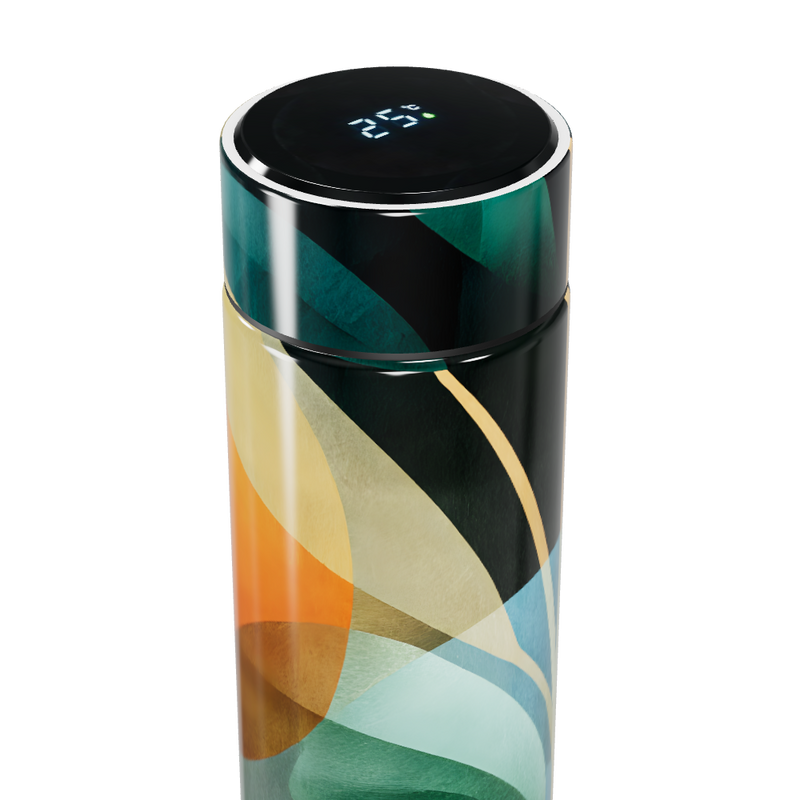 Garrafa Térmica Touch - Estampa Floral Colorida