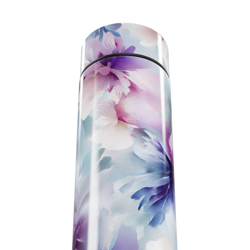 Garrafa Térmica Touch - Floral Colorida Aço Inox