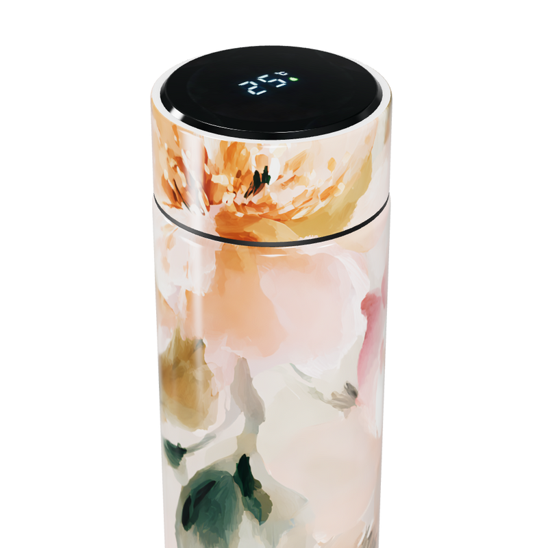 Garrafa Térmica Touch - Floral com Visor Digital