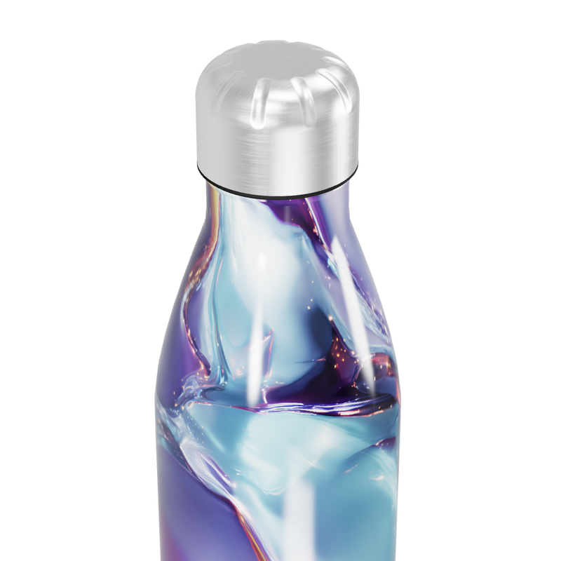 Garrafa Inox - Estampa Colorida Abstrata