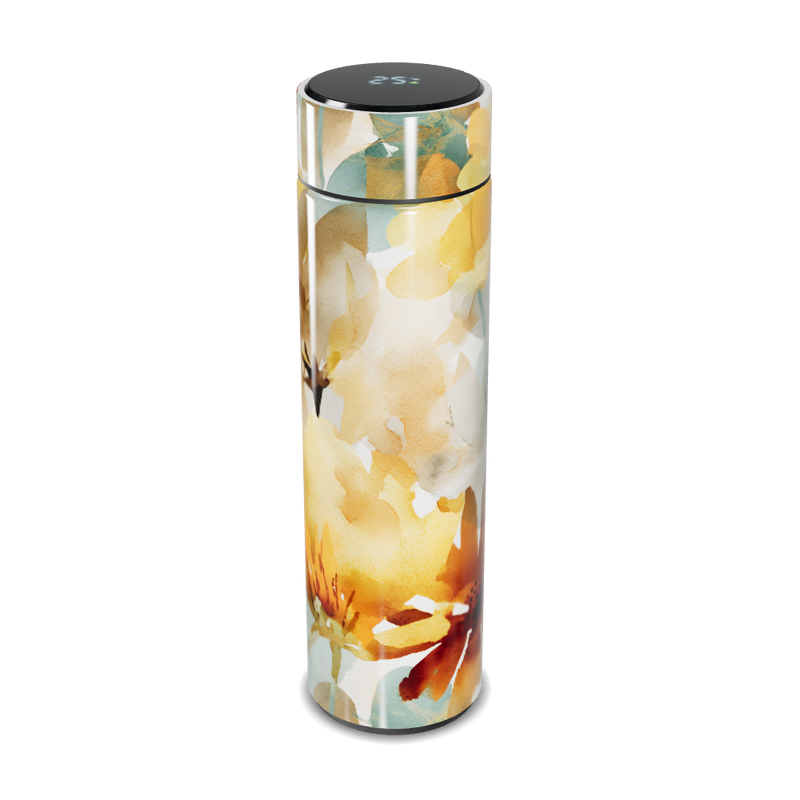 Garrafa Térmica Touch - Floral Digital Colorida