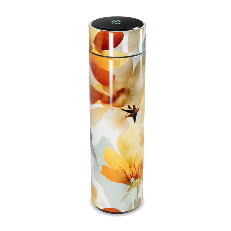 Garrafa Térmica Touch - Floral Digital Colorida