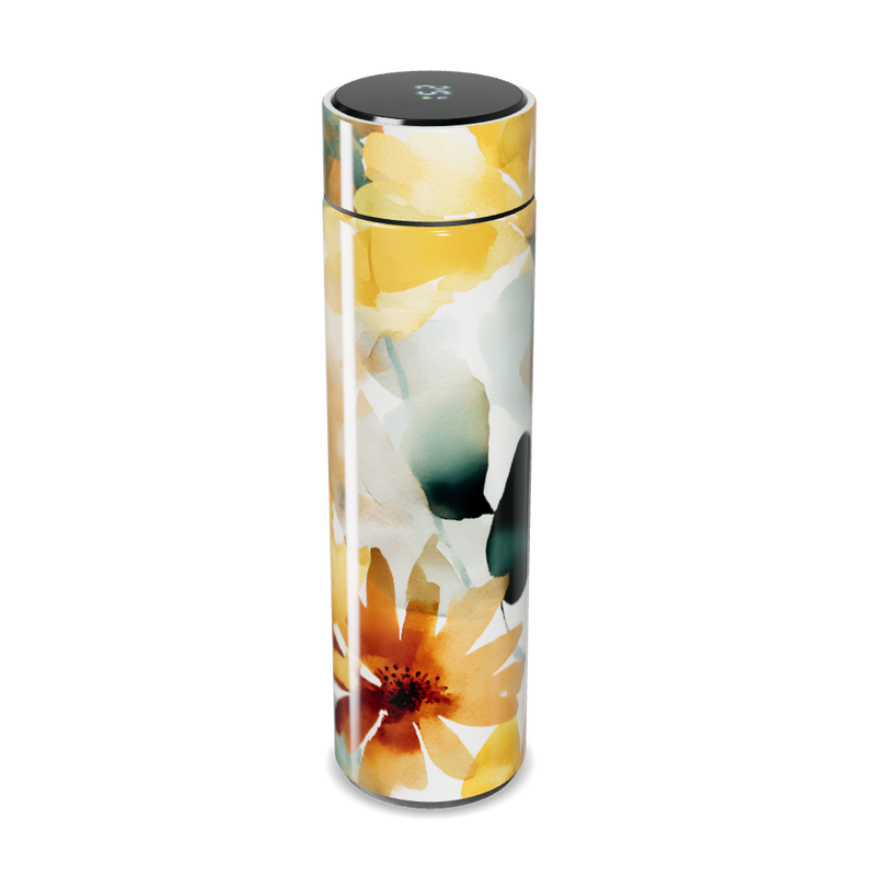 Garrafa Térmica Touch - Floral Digital Colorida