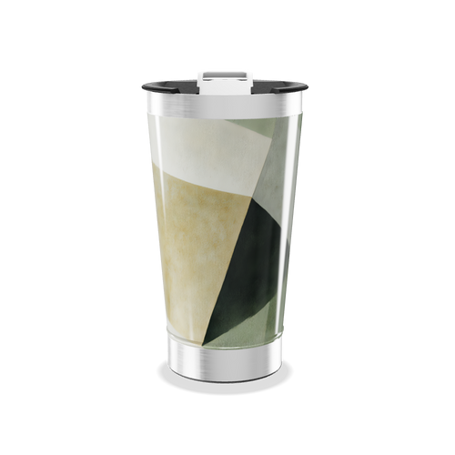 Copo Térmico - Design Geométrico Colorido