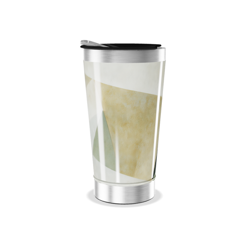 Copo Térmico - Design Geométrico Colorido