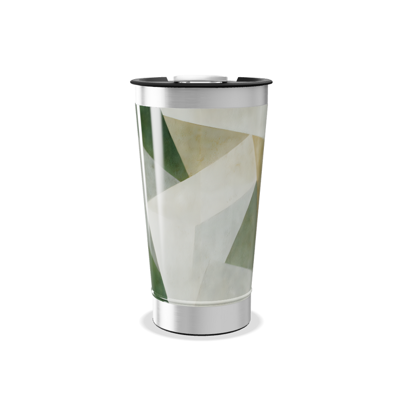 Copo Térmico - Design Geométrico Colorido