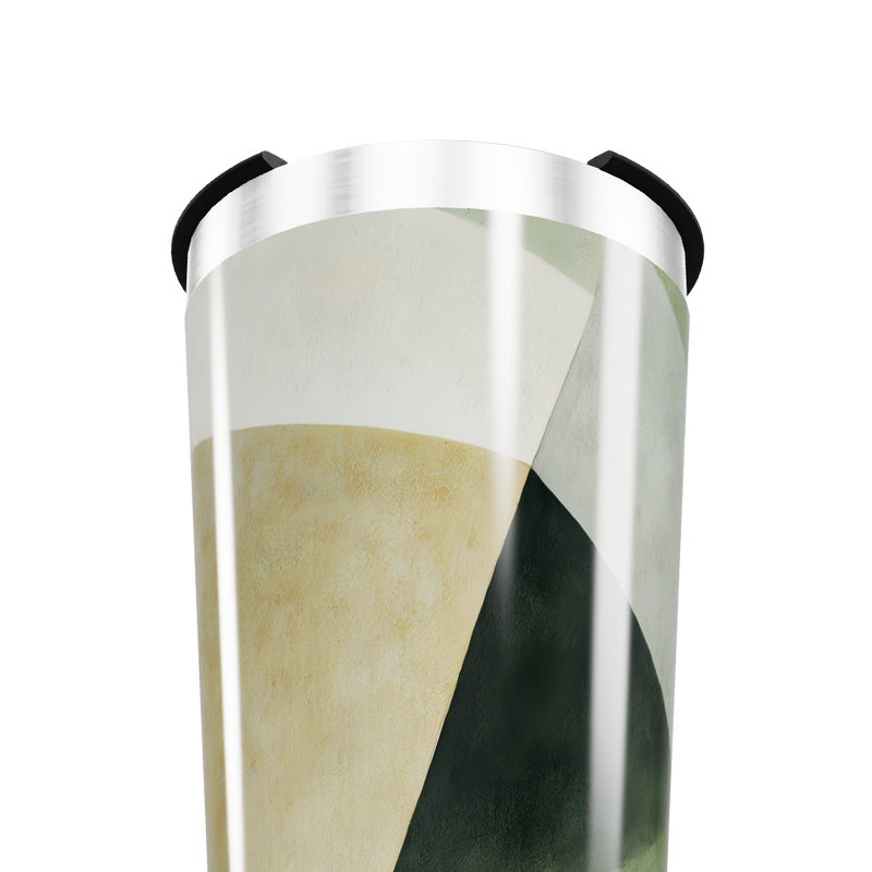 Copo Térmico - Design Geométrico Colorido