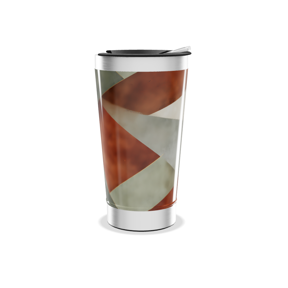 Copo Térmico - Estampa Geométrica Colorida