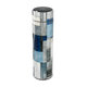 Garrafa Térmica Touch - Estampa Geométrica Azul