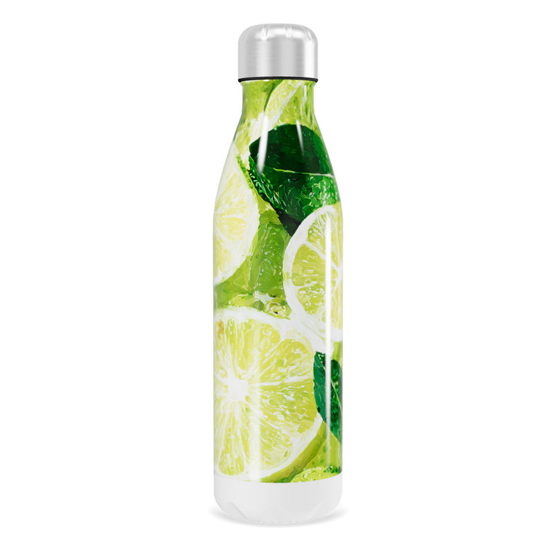 Garrafa Inox - Estampa Limões