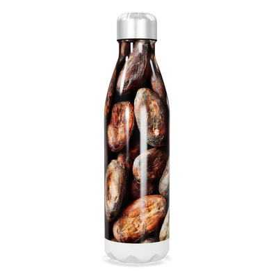 Garrafa Inox - Estampa Grãos de Café