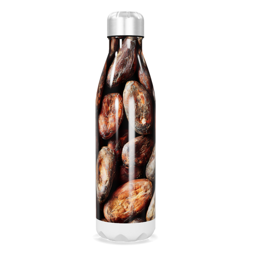 Garrafa Inox - Estampa Grãos de Café