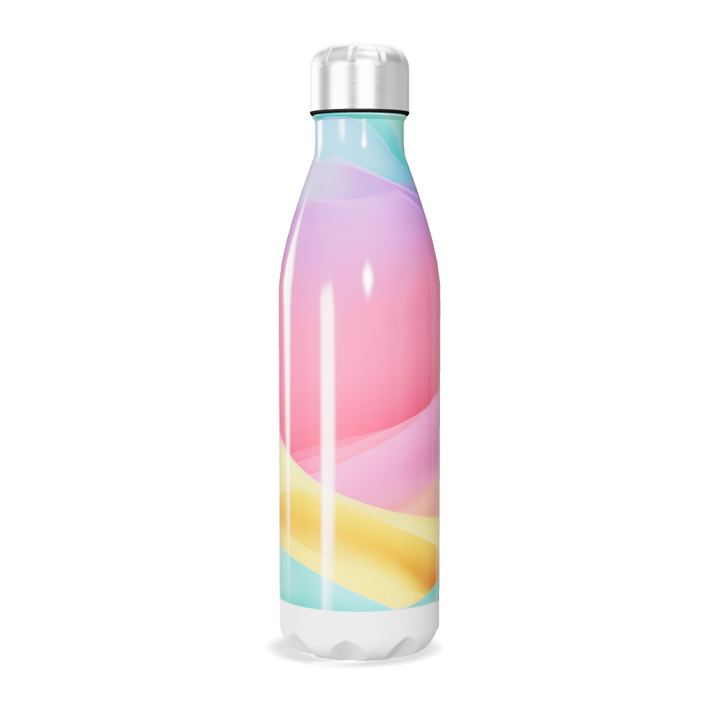 Garrafa Inox - Multicolorida Pastel