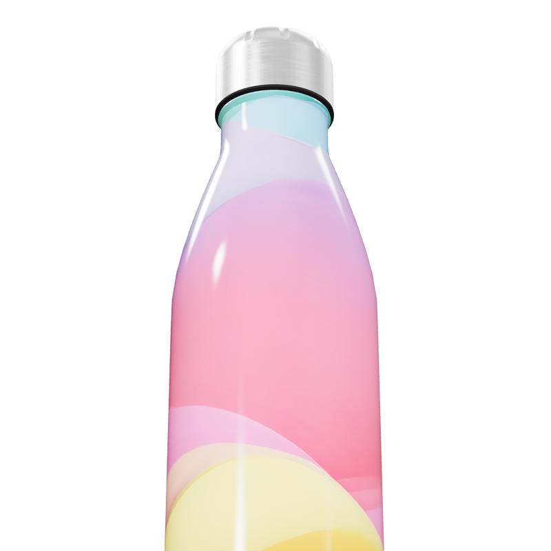 Garrafa Inox - Multicolorida Pastel