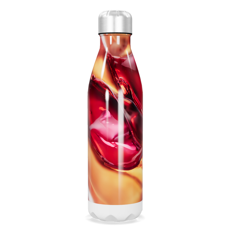 Garrafa Inox - Estampa Colorida Abstrata