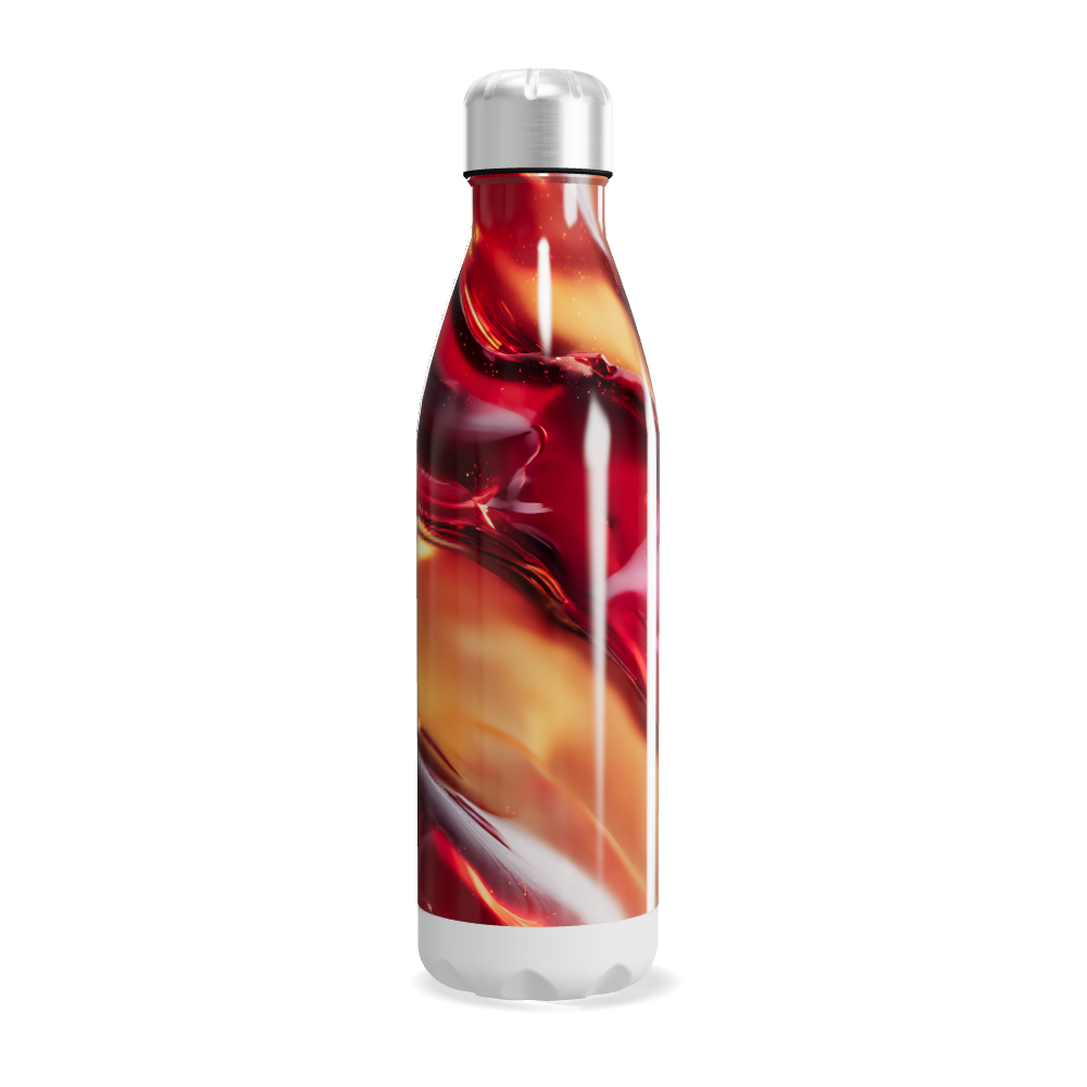 Garrafa Inox - Estampa Colorida Abstrata