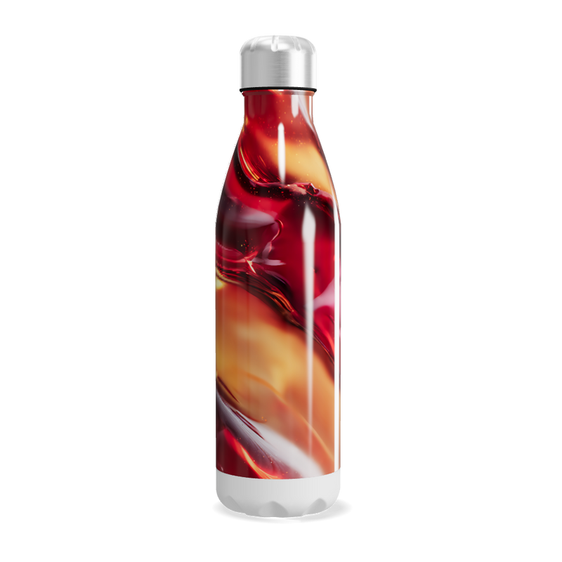 Garrafa Inox - Estampa Colorida Abstrata