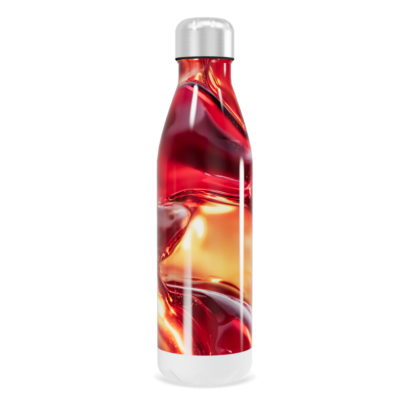 Garrafa Inox - Estampa Colorida Abstrata