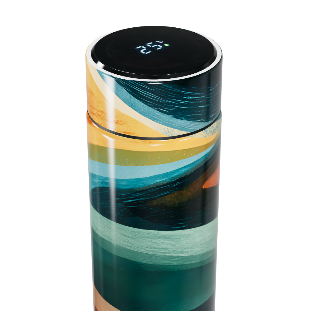 Garrafa Térmica Touch - Estampa Colorida 500ml